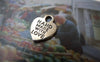Accessories - 40 Pcs Of Antique Silver Heart Charms Double Sided 12x15mm A6267