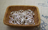 Accessories - 450 Pcs Of Silver Tone Split Rings 6mm A2186