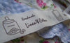 Accessories - 5.46 Yards (5 Meter) Black Sophie's Work Natural Style Print Cotton Ribbon Label String A2635
