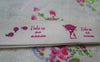 Accessories - 5.46 Yards (5 Meter) Cat Car Dog And Beetle Print Cotton Red Ribbon Label String A2553