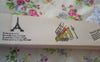 Accessories - 5.46 Yards (5 Meter) Love In Paris Print Cotton Ribbon Label String A2563