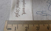 Accessories - 5.46 Yards (5 Meter) Natural Style Print Cotton Ribbon Label String A7003