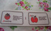 Accessories - 5.46 Yards (5 Meters) Apple Watermelon Cherry Strawberry Print Cotton Ribbon A2564