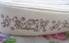 Accessories - 5.46 Yards (5 Meters) Bear Print Cotton Ribbon Label String A2672