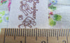 Accessories - 5.46 Yards (5 Meters) Bear Print Cotton Ribbon Label String A2672