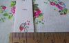 Accessories - 5.46 Yards (5 Meters) Bee Flower Mushroom Beetle Print Cotton Ribbon Label String Red A2593
