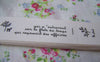 Accessories - 5.46 Yards (5 Meters) Bird And Tree Leaf Handmade Print Cotton Ribbon Label String A2550