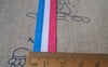 Accessories - 5.46 Yards (5 Meters) Blue White And Red Three Color Print Cotton Ribbon Label String A2647