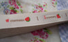 Accessories - 5.46 Yards (5 Meters) Cherry Apple Watermelon Strawberry Print Cotton Ribbon Label String A2649
