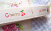 Accessories - 5.46 Yards (5 Meters) Cherry Apple Watermelon Strawberry Print Cotton Ribbon Label String A2649