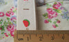 Accessories - 5.46 Yards (5 Meters) Cherry Apple Watermelon Strawberry Print Cotton Ribbon Label String A2649