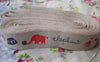 Accessories - 5.46 Yards (5 Meters) Circus Elephant Print Linen Ribbon Label String A2684