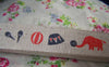 Accessories - 5.46 Yards (5 Meters) Circus Elephant Print Linen Ribbon Label String A2684