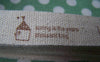 Accessories - 5.46 Yards (5 Meters) Crown Eiffel Tower House Print Cotton Ribbon Label String A2602