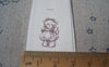 Accessories - 5.46 Yards (5 Meters) Cuddly Bear Print Cotton Ribbon Label String 30mm A3040