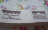 Accessories - 5.46 Yards (5 Meters) Flower And Key Handmade Print Cotton Ribbon Label String A2533