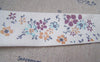 Accessories - 5.46 Yards (5 Meters) Flower Print Cotton Ribbon Label String A2554