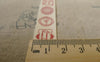 Accessories - 5.46 Yards (5 Meters) Handmade Red Button Pattern Print Cotton Ribbon Label String A5529