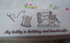 Accessories - 5.46 Yards (5 Meters) Knitting Sewing Handicrafts Print Cotton Ribbon Label String A2542