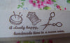 Accessories - 5.46 Yards (5 Meters) Knitting Sewing Handicrafts Print Cotton Ribbon Label String A2542
