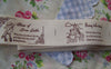 Accessories - 5.46 Yards (5 Meters) Little Red Riding Hood Print Cotton Ribbon Label String A2568