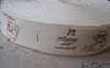 Accessories - 5.46 Yards (5 Meters) Lovely Baby Girl Doll Rabbit Print Cotton Ribbon Label String A3588