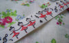 Accessories - 5.46 Yards (5 Meters) Lovely Ballet Girl Print Cotton Ribbon Label String A2570