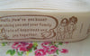 Accessories - 5.46 Yards (5 Meters) Lovely Boy And Girl Print Cotton Ribbon Label String 25mm A2562