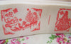 Accessories - 5.46 Yards (5 Meters) Lovely Christmas Orange Print Cotton Ribbon Label String A2538