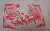 Accessories - 5.46 Yards (5 Meters) Lovely Christmas Orange Print Cotton Ribbon Label String A2538