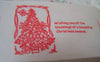 Accessories - 5.46 Yards (5 Meters) Lovely Christmas Orange Print Cotton Ribbon Label String A2538