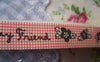 Accessories - 5.46 Yards (5 Meters) Lovely Flower Print Cotton Ribbon Label String A2561
