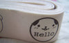 Accessories - 5.46 Yards (5 Meters) Lovely Girl Pattern Print Cotton Ribbon Label String A2584