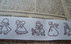 Accessories - 5.46 Yards (5 Meters) Lovely Girl Sue Print Cotton Ribbon Label String A2658