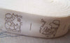 Accessories - 5.46 Yards (5 Meters) Lovely Girl Tewelve Months Print Cotton Ribbon Label String A2747