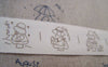 Accessories - 5.46 Yards (5 Meters) Lovely Girl Tewelve Months Print Cotton Ribbon Label String A2747