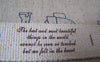 Accessories - 5.46 Yards (5 Meters) Lovely Handwriting Print Linen Ribbon Label String A3589