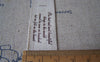 Accessories - 5.46 Yards (5 Meters) Lovely Handwriting Print Linen Ribbon Label String A3589
