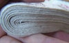 Accessories - 5.46 Yards (5 Meters) Lovely Heart Print Linen Ribbon Label String A2670