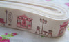 Accessories - 5.46 Yards (5 Meters) Lovely Lady Fashion Pattern Print Cotton Ribbon Label String A2547