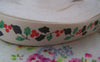 Accessories - 5.46 Yards (5 Meters) Lovely Leaf Print Cotton Ribbon Label String A2595