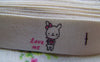 Accessories - 5.46 Yards (5 Meters) Lovely Rabbit Print Cotton Ribbon Label String A2597