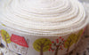 Accessories - 5.46 Yards (5 Meters) Lovely Tree And House Print Cotton Ribbon Label String A2655