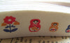 Accessories - 5.46 Yards (5 Meters) Matryoshka Russian Doll Print Cotton Ribbon Label String A2621