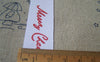 Accessories - 5.46 Yards (5 Meters) Merry Christmas Snowflake Print Cotton Ribbon Label String A2555
