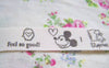 Accessories - 5.46 Yards (5 Meters) Mouse Pattern Print Cotton Ribbon Label String A2560