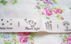 Accessories - 5.46 Yards (5 Meters) Mouse Pattern Print Cotton Ribbon Label String A2560