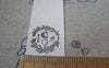 Accessories - 5.46 Yards (5 Meters) Ness Home Brown Handmade Print Cotton Ribbon Label String A2160
