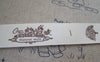 Accessories - 5.46 Yards (5 Meters) Ness Home Brown Handmade Print Cotton Ribbon Label String A2160
