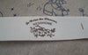 Accessories - 5.46 Yards (5 Meters) Ness Home Brown Handmade Print Cotton Ribbon Label String A2160